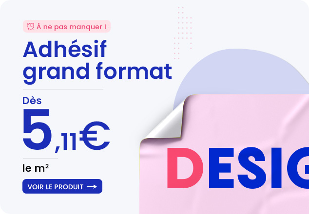 Adhesif grand format